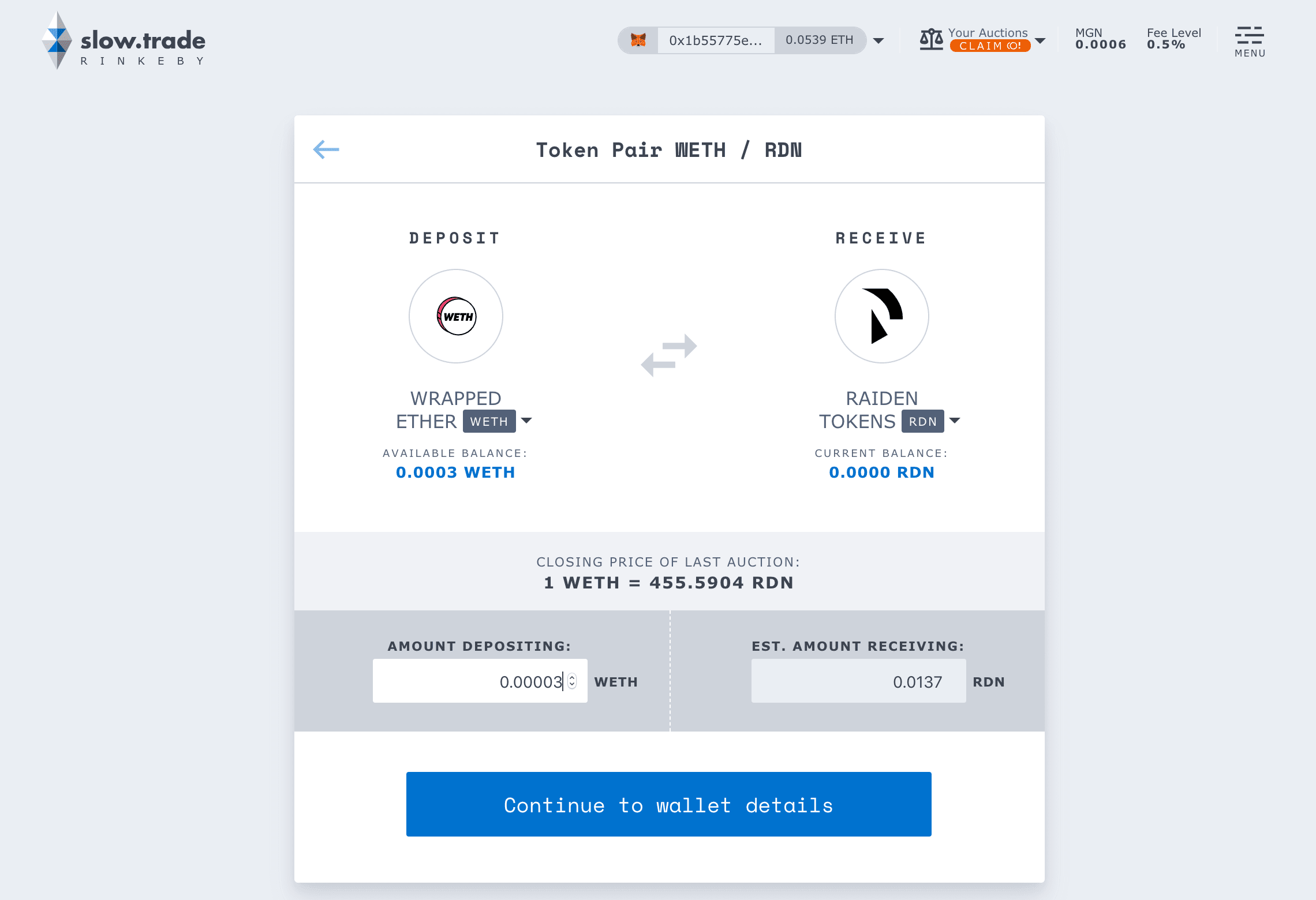 slow.trade - site view 3